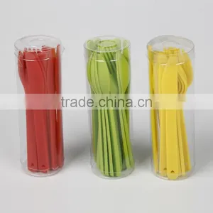 Multicolor Disposable Plastic Cutlery Set thumbnail-1