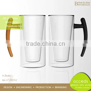 Interesting New Products Glass Creative Couple Mug Cup thumbnail-3