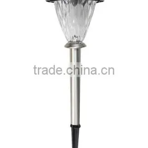 4PK Stainless Steel Solar Landscape Lawn Path Stake Light thumbnail-1