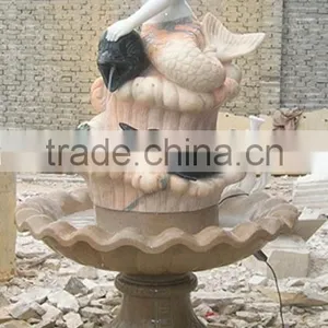 Hand Carved Western Style Design Marble Stone Mermaid Fountain Beautiful Marble Stone Mermaid Statue Fountain thumbnail-1