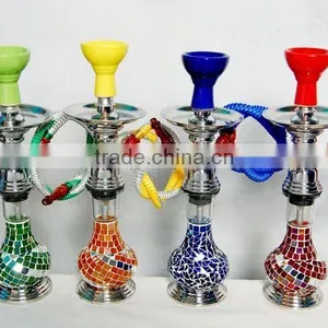 Coloured Glass Hookah Shisha Set for Sale thumbnail-1