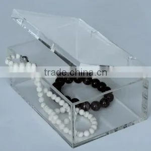 Wholesale Custom Luxury Transparent Acrylic Custom Jewelry Organizer Box thumbnail-3