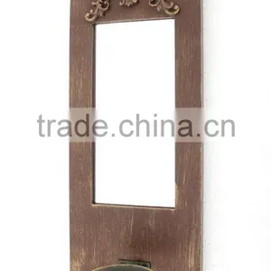Wall Candle Holder in Wood Design thumbnail-1