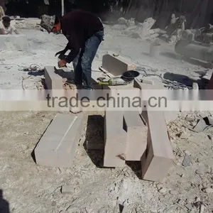 Natural Stone Carved Outdoor Water Fountain With Figure Statue thumbnail-3