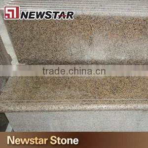 Polished Chrysanthemum Yellow Granite Staircase thumbnail-2