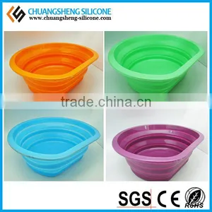 Food Grade Silicone Folding Case, Silicone Bowl, Table Foldable Silicone Box thumbnail-2