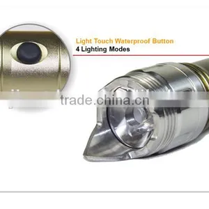 Outdoor Aluminum Rechargeable Flashlight With 4 Shifts and Magnet thumbnail-3