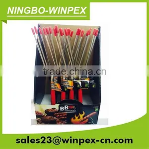 Extendable BBQ Fork Plastic and Stainless Camping Fork Extends to 86cm thumbnail-1