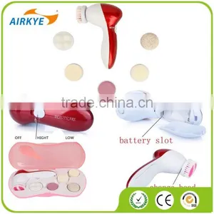 6 in 1 Face Facial Cleansing Brush Spa Skin Care Massage Cleaner thumbnail-1