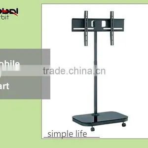 Height Extendable TV Mount With DVD Holder, Swivel LCD TV Bracket Stand thumbnail-1