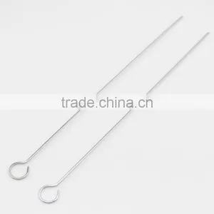 Ring-Tip Handle Stainless Steel Barbecue Skewers thumbnail-1