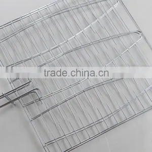 Outdoor Barbecue Wooden Handle Grill Net thumbnail-3