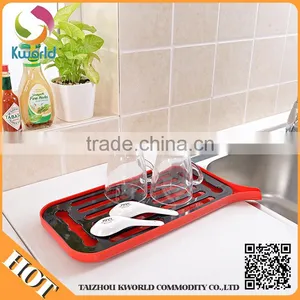 Kitchen Storage Fashion Portable Plastic Drying Portable Kitchen Rack thumbnail-4