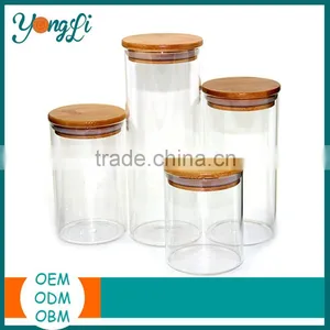 Glass Food Spice Kitchen Storage Container Glass Jar With Lid thumbnail-3