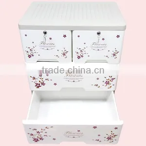 Printing Flower Mini Plastic Storage Drawers thumbnail-5