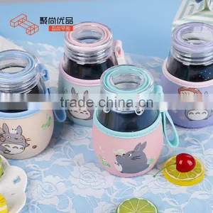 L00055 2017 High Quality Stylish Design Custom Penguin Shape Pyrex Heat-Resistant Clear Glasses Bottles thumbnail-6