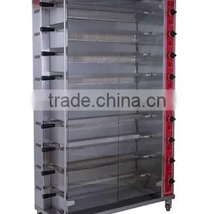 Vertical Gas Rotary Chicken Rotisseries for Sale MFEJ-6P for 45 Chicken/Gas Vertical Rotary Rotisserie thumbnail-2