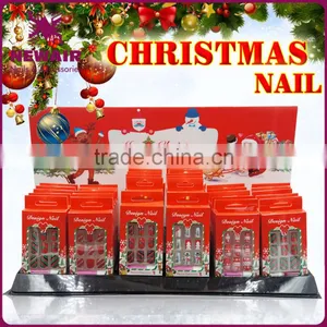 NEWAIR Full Cover Nail Tips Artificial New Design Christmas Fake Nails thumbnail-4