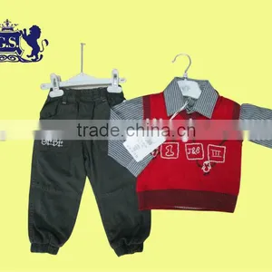 Fashional Winter Boys Sweater 3pcs Set thumbnail-1
