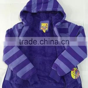 100% Polyester Sherpa Lined Boy Outdoor Jacket thumbnail-5