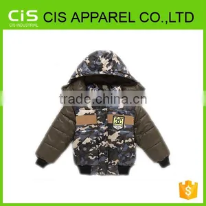 Children Baseball Bomber Down Jacket for Boy thumbnail-1