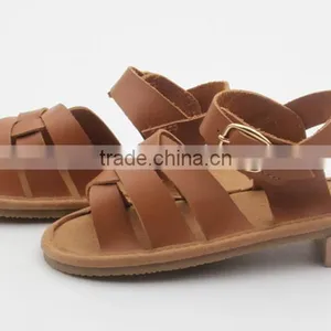 2017 Handmade Lovely Rubber Soles Shoes Wholesale Kids Sandals China thumbnail-6