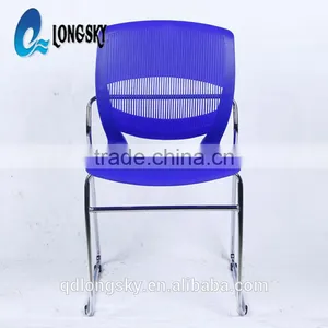 LS-4025 Wholesale Stacking up Plastic Conference Comfortable Meeting Office Chairs thumbnail-2