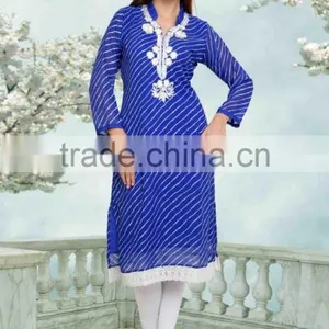 Cotton Kurti Designs for Women thumbnail-4