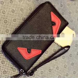Black Red Fashion Leather Wallet/money Clip thumbnail-5