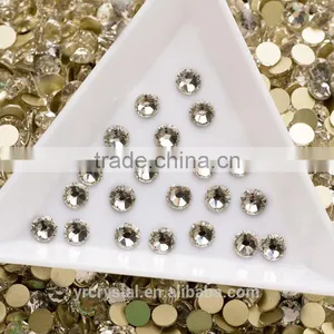 Good Looking Flat Back Rhinestones in Bulk 16 Cut Facets Non Hotfix Crystal Stones for Nail Art thumbnail-4