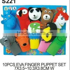 FOR KID (S221) 10 PCS EVA FINGER PUPPET SET thumbnail-1
