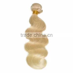 2016 Factory Price Honey Blonde Brazilian Hair Weave, Body Wave Blonde Hair Weave thumbnail-1