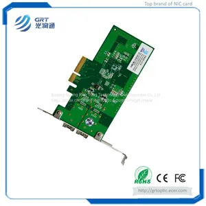 F902E Gigabit 2- Port Fiber Optic PCIe Network Adapter Card With Intel I350 Controller thumbnail-4