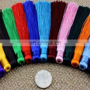 Handmade Silky Tassels Decoration Pendant Accessories For Jewelry Garment Curtain Diy Craft thumbnail-2