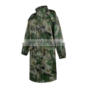 Wholesale Motorcycle Raincoat pe Pvc Waterproof Fabric Camouflage Rainsuit thumbnail-3