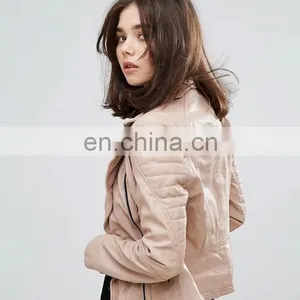 Latest New Design Women PU Winter Jackets thumbnail-3
