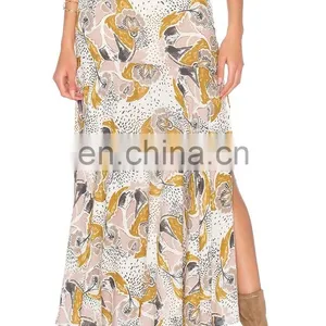 Sexy Latest Model Skirt With Side Long Split thumbnail-1
