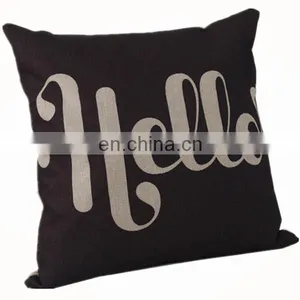 Top Selling Cheap New Design Car Seat Cushion Cover Fashion Digital Decor Plain Cotton Throw Pillow Cover thumbnail-2