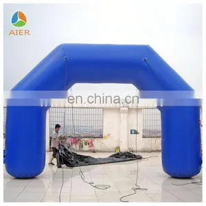 Coustom Make Bule Inflatable Finish Line Arch thumbnail-1
