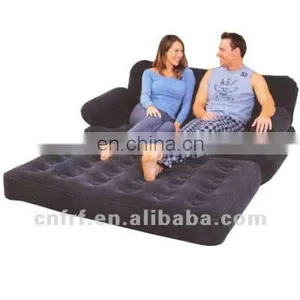 Inflatable Flocked 5 In 1 Sofa Bed thumbnail-1