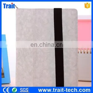 Elastic Belt Side Flip Stand PU Leather Case for IPad 4 IPad 2 The New IPad With Shoulder Strap thumbnail-1