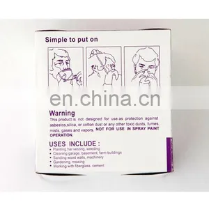 Non Woven Disposable N95 Dust Mask With Double Ear Loop thumbnail-5