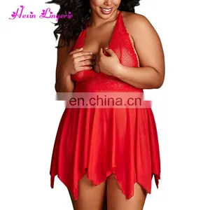 2017 Free Sample Japanese Mature Women Erotic Plus Size Lingerie Sexy Babydoll thumbnail-5