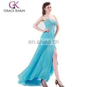 Grace Karin Elegant Off Shoulder Long Chiffon Evening Dress 2015 CL4417 thumbnail-1