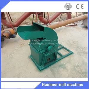 Capacity 300-500kg/h Hammer Mill Grinder Machine With Cyclone thumbnail-4