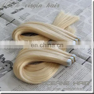 2.5g/s,40pics Cheap Brazilian Hair, Double Drawn Colorful Ombre Remy Tape Hair Extension thumbnail-1