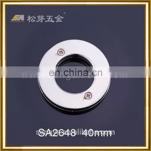 High Quality New Design Metal Ladies Decorative Shoe O-Ring, Nickle Plated Decorative O-Ring thumbnail-2