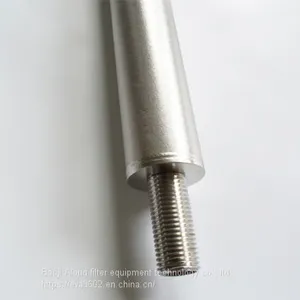 316L Stainless Steel Porous Metal Powder Sintered Filter Cartridge Gas Sparger of Beer thumbnail-1