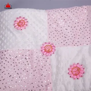 100%acrylic Faux Cashmere Frilly Tricot Knit Fringe Throw Blanket thumbnail-1