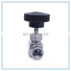 1/8" 1/4" 3/8" 1/2" BSP Equal Female Thread SS 304 Stainless Steel Flow Control Shut off Needle Valve thumbnail-4